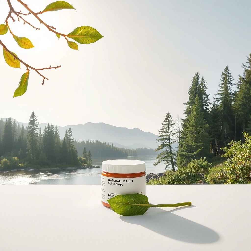 Natural vitality hero background