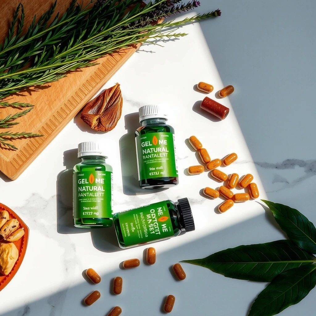 Natural male vitality supplements collection